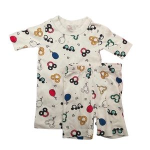 Hanna Anderson Disney Mickey balloons/snacks pjs US 6-7